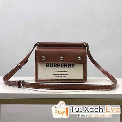 Túi Xách Burberry Horseferry Bag Siêu Vip Màu Nâu Đẹp M80146161.