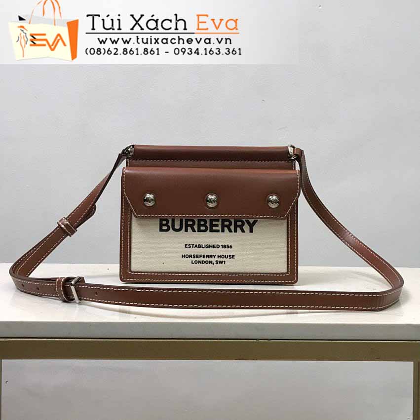 Túi Xách Burberry Horseferry Bag Siêu Vip Màu Nâu Đẹp M80146161.