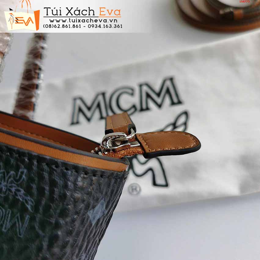 Túi Xách MCM Logo Bag Siêu Cấp Màu Đen Đẹp M20108.