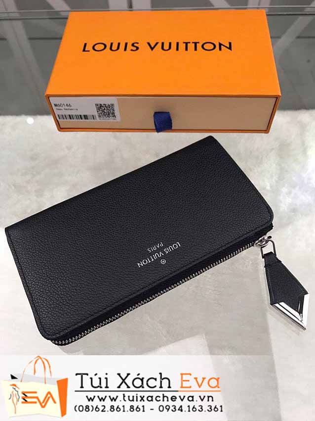 Ví Cầm Tay LV Real Leather Comete Wallet Purse Bag Siêu Cấp Màu Đen Đẹp M60146.