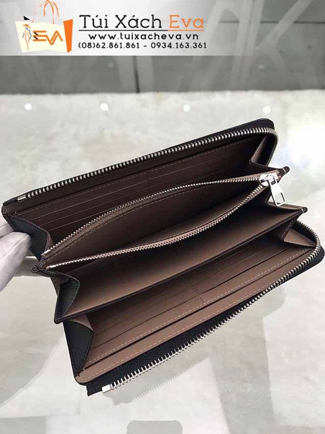 Ví Cầm Tay LV Real Leather Comete Wallet Purse Bag Siêu Cấp Màu Đen Đẹp M60146.
